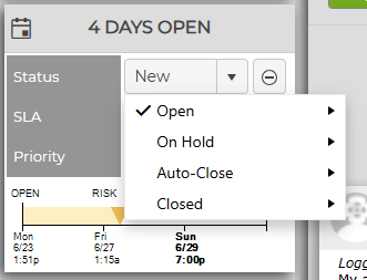 Product Features Customizable Ticket Status