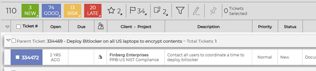 Product Features Parent Child Tickets