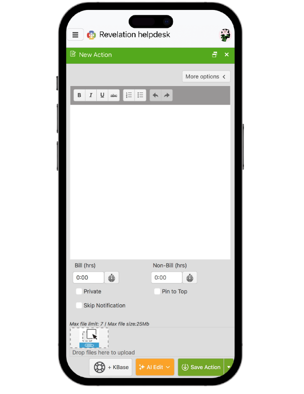 ticket notes screenshot